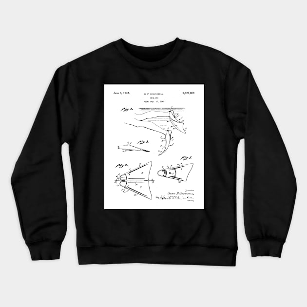 Scuba Diving Fins Patent - Deep Sea Diver Dive Coach Art - White Crewneck Sweatshirt by patentpress